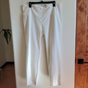 Women's Pull-On White Leggings XL